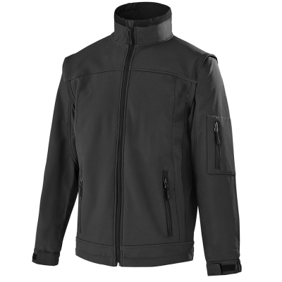 Softshell de travail noir Cepovett Safety CRAFT PROTECT