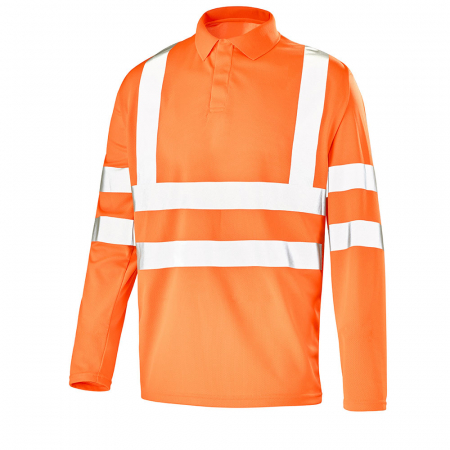 Cepovett Safety FLUO BASE 2 Arbeitspoloshirt fluo orange