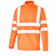 Polo de travail orange fluo Cepovett Safety FLUO BASE 2