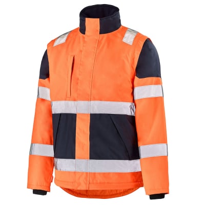 Blouson de travail orange fluo Cepovett Safety EKINOX