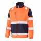 Softshell de travail orange fluo Cepovett Safety EKINOX