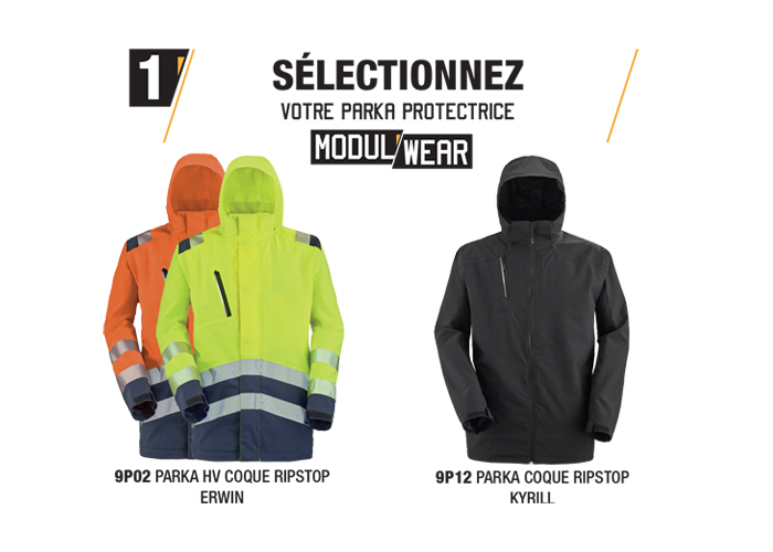 Parkas protectrices MODUL'WEAR
