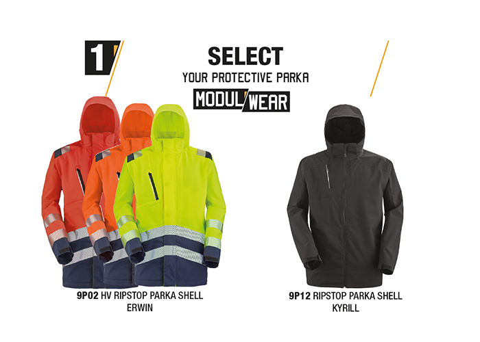 MODUL'WEAR protective parkas