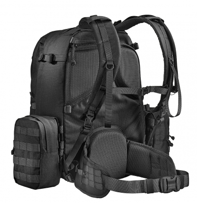 visuel produit sac de combat 45L noir de dos